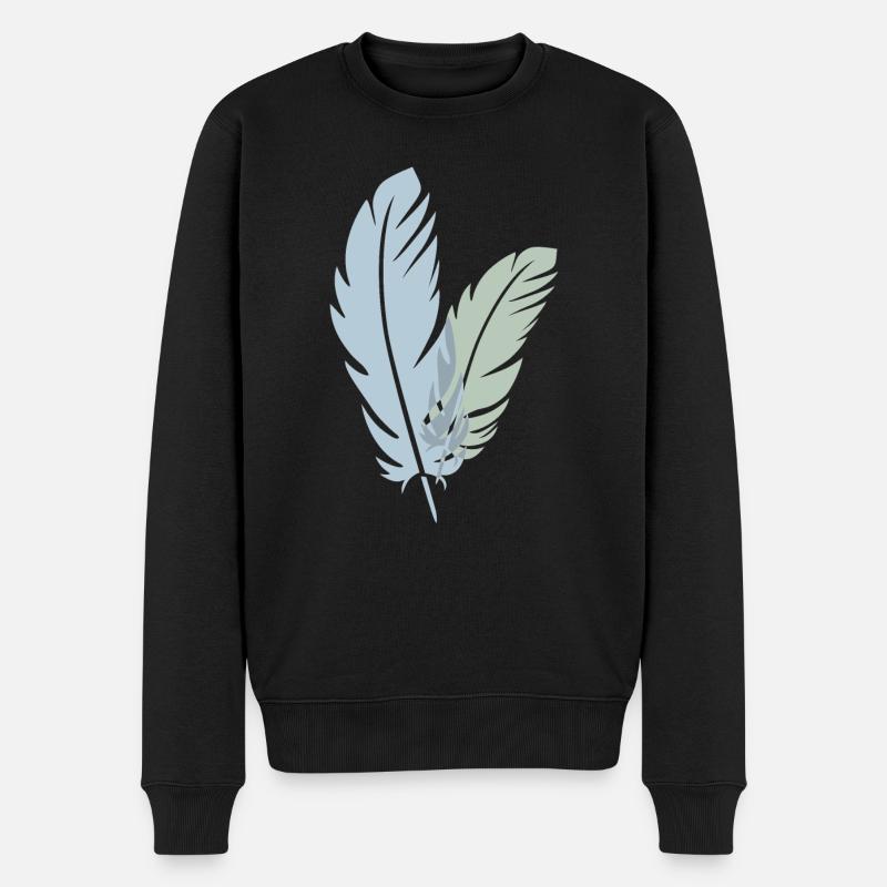 Deux plumes - Pull Premium bio Homme - noir