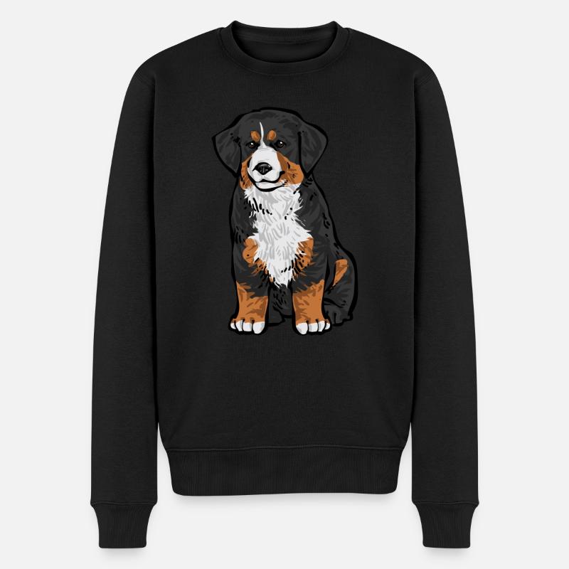 Bouvier bernois - Pull Premium bio Homme - noir