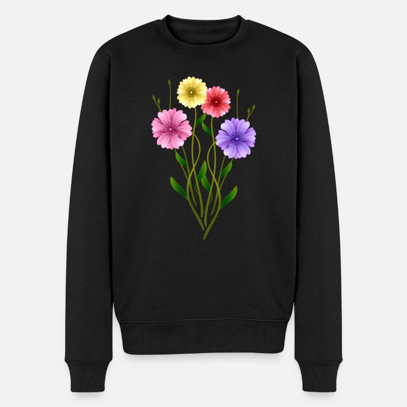 Fleur - Pull Premium bio Homme - noir