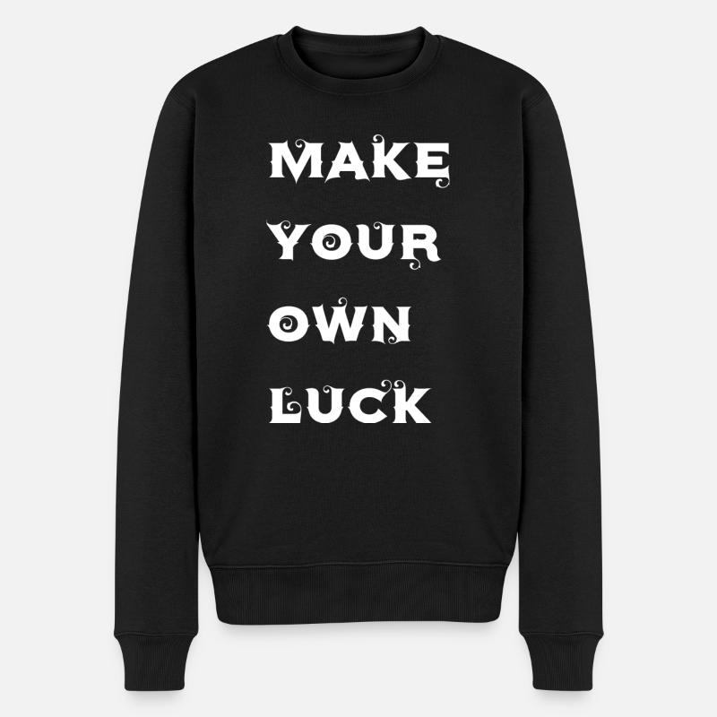Faites votre propre chance - Pull Premium bio Homme - noir