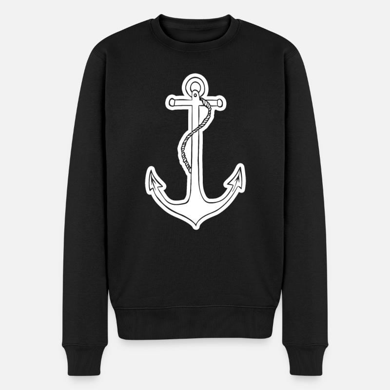 Navigation de navire d’ancrage - Pull Premium bio Homme - noir