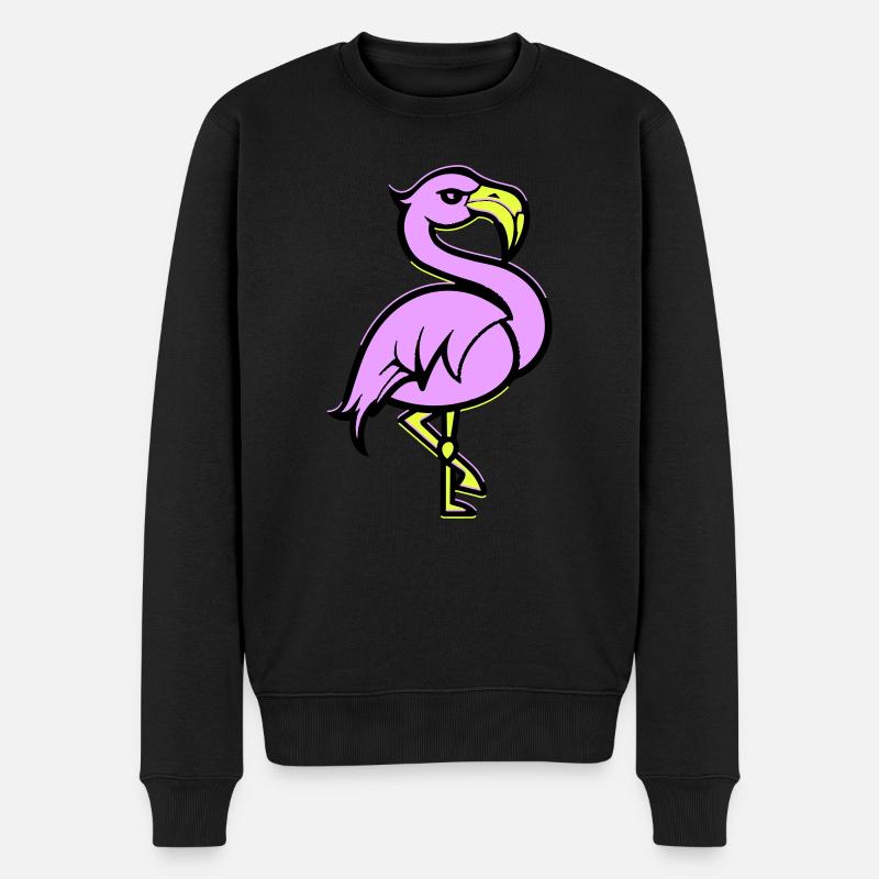 Bande dessinée Flamingo - Pull Premium bio Homme - noir