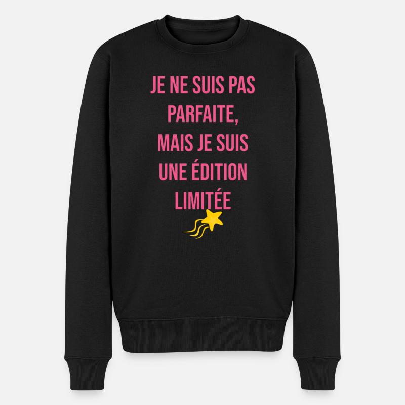 Parfaite édition limitée - Pull Premium bio Homme - noir