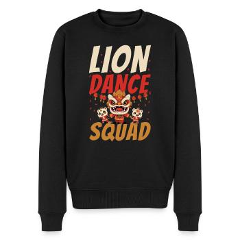 Escouade de danse du lion Nouvel An chinois - Pull Premium bio Homme - noir - Devant - Nico (187cm)