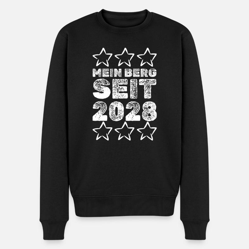 in 2028 - Männer Premium Bio Pullover - Schwarz