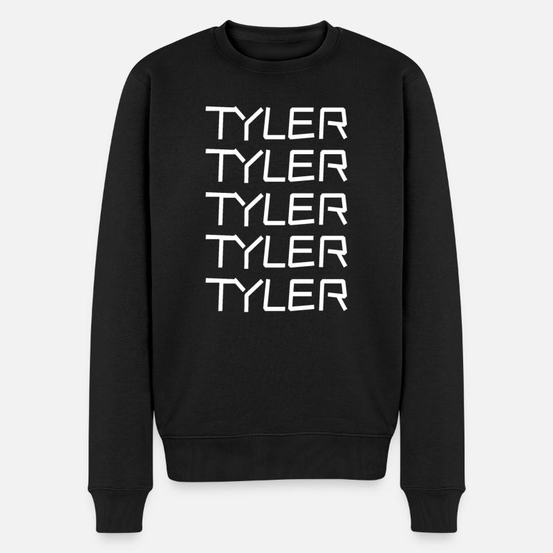 Célibataire Tyler - Pull Premium bio Homme - noir