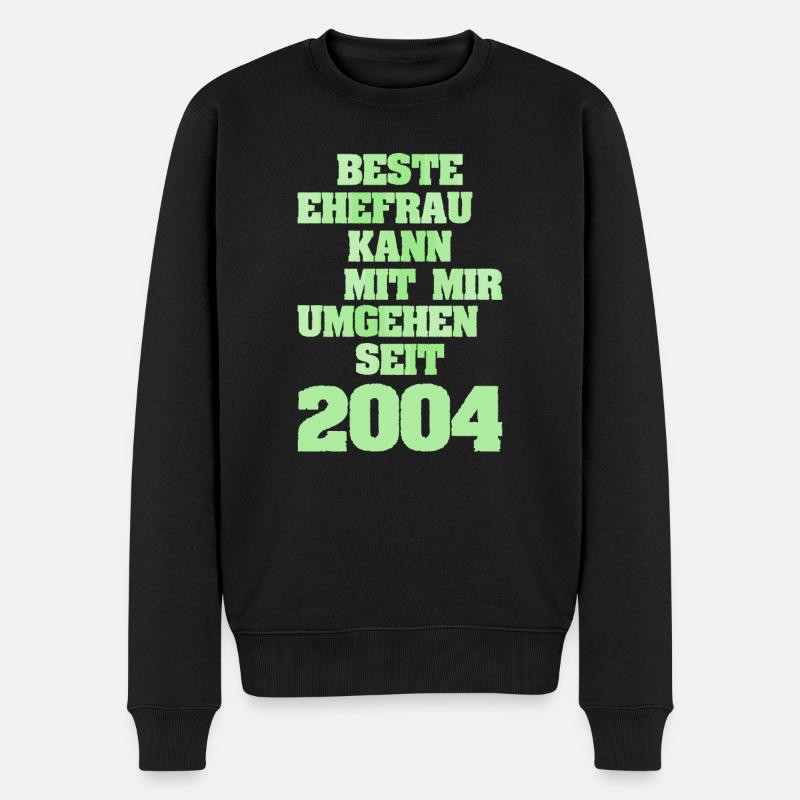 2004 - Männer Premium Bio Pullover - Schwarz