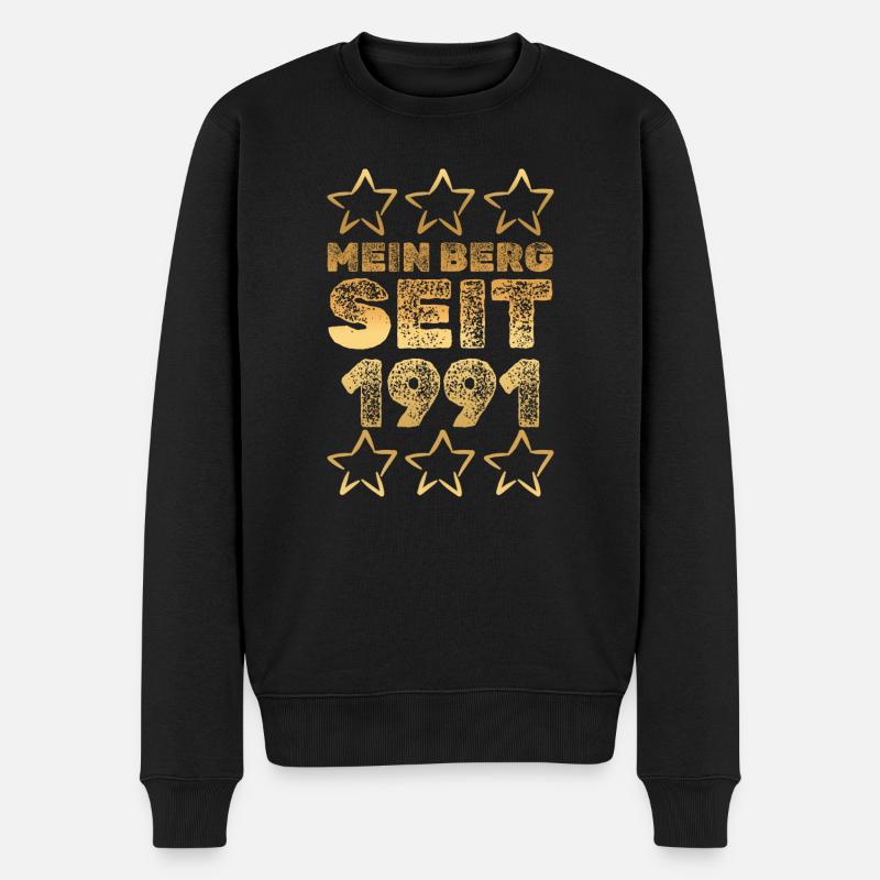 Bergen 1991 - Pull Premium bio Homme - noir