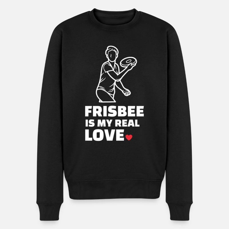 J’adore le frisbee - Pull Premium bio Homme - noir