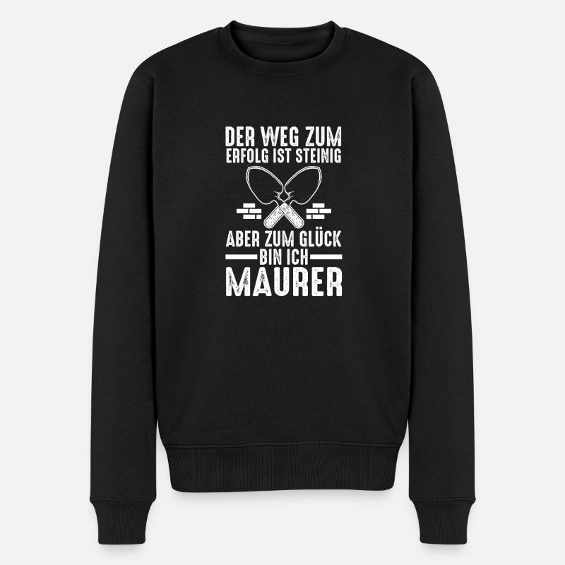 Maître maçon Compagnon maçon - Pull Premium bio Homme - noir