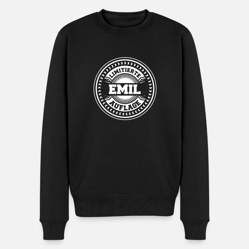 EMIL - Pull Premium bio Homme - noir