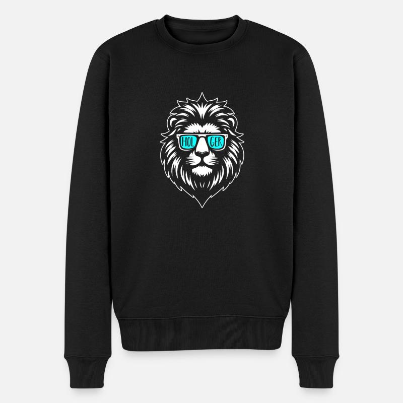 Leo Holger - Pull Premium bio Homme - noir
