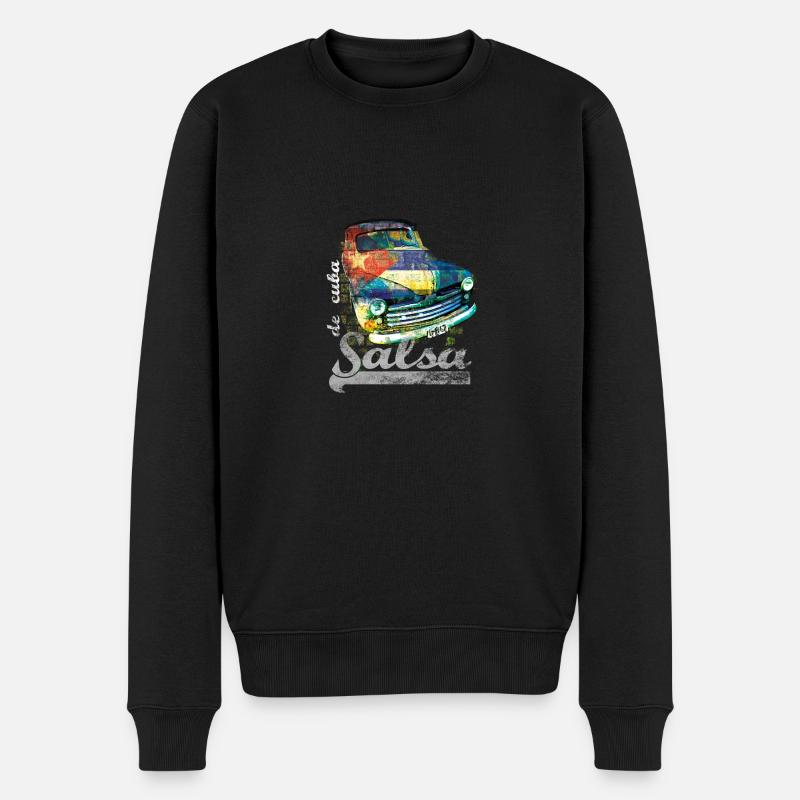 salsa - Männer Premium Bio Pullover - Schwarz