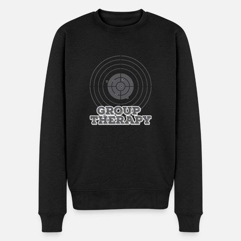 Polizei: Group Therapy - Männer Premium Bio Pullover - Schwarz