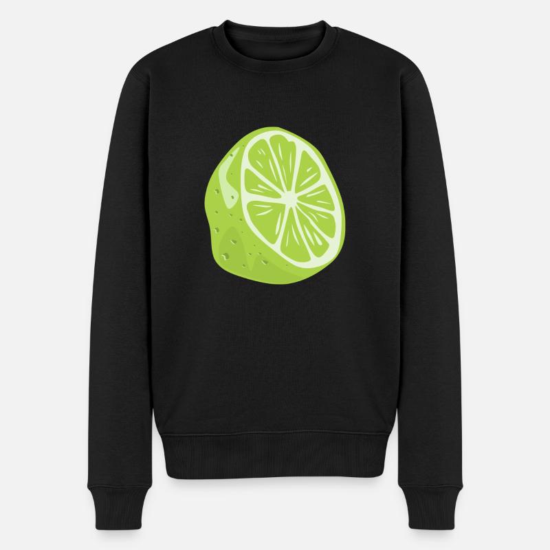 LIME sont les meilleurs - Pull Premium bio Homme - noir