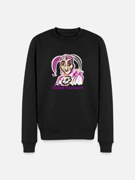 UELI BASLER FASNACHT - Männer Premium Bio Pullover - Schwarz