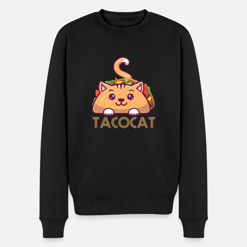Tacocat - Männer Premium Bio Pullover - Schwarz