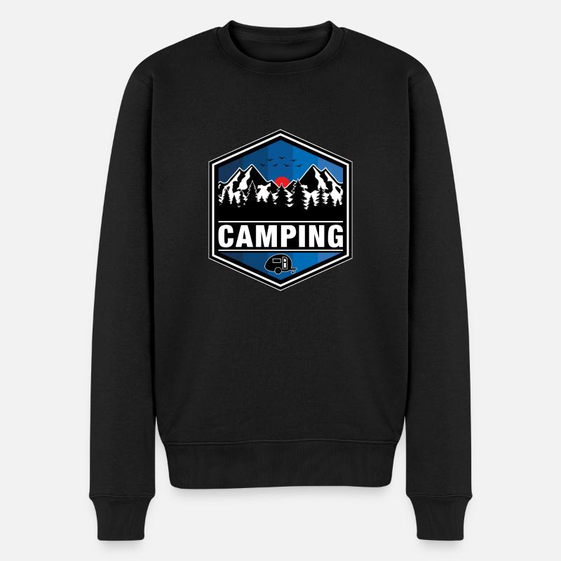 Camping - Pull Premium bio Homme - noir