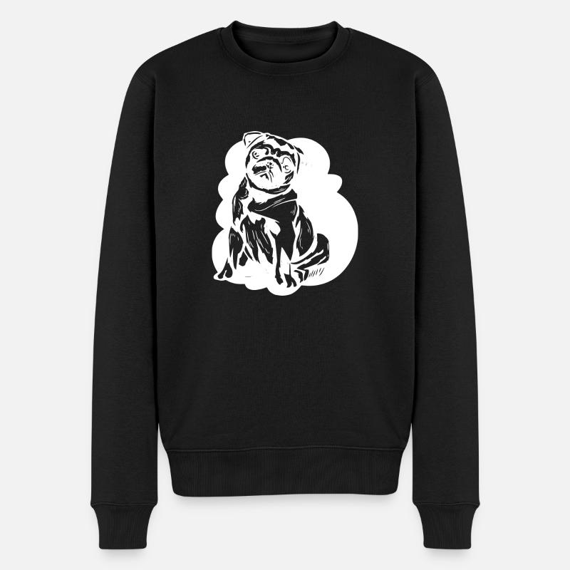 Hund Chien - Pull Premium bio Homme - noir