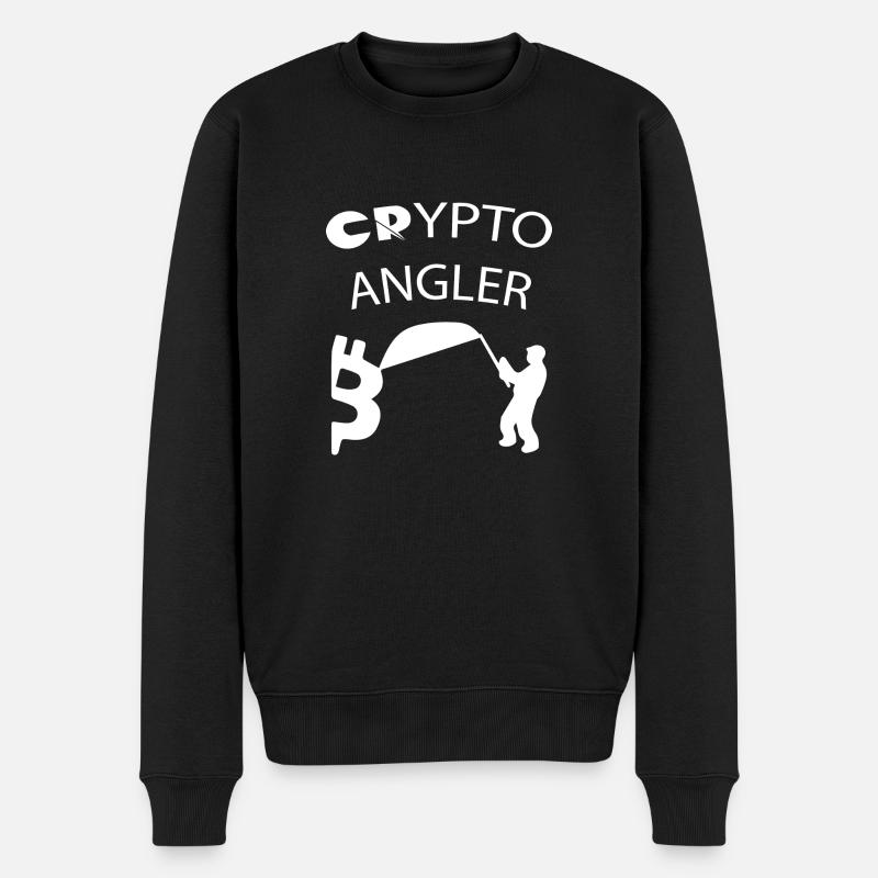 Bitcoin Trading Crypto Aktien - Männer Premium Bio Pullover - Schwarz