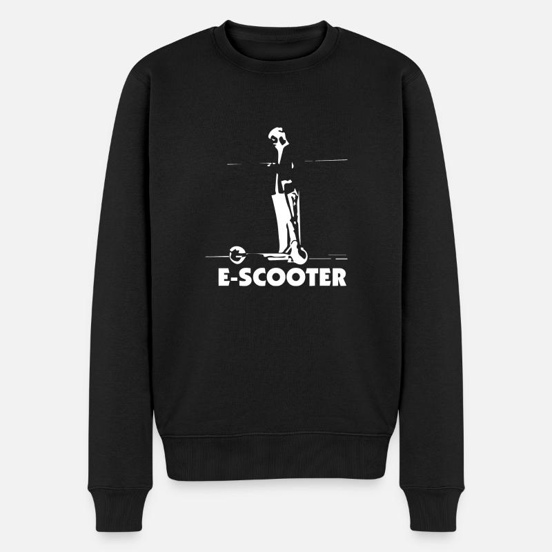 E-Scooter E-Roller Scooter - Men's Premium Organic Jumper - black