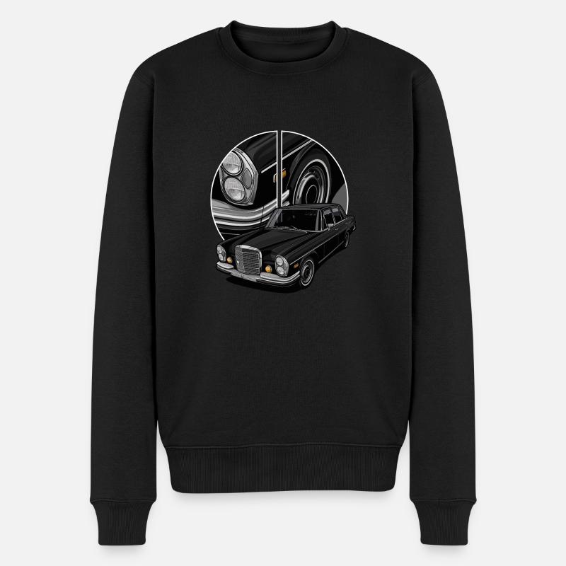 Voiture classique allemande // Illustration - Pull Premium bio Homme - noir
