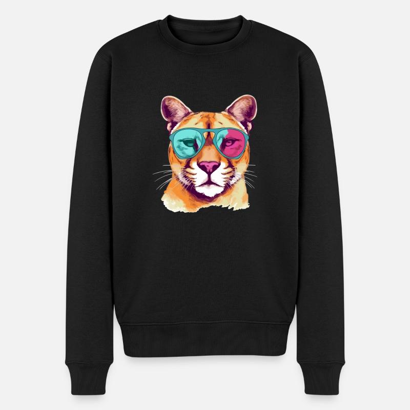 Gring le cougar - Pull Premium bio Homme - noir