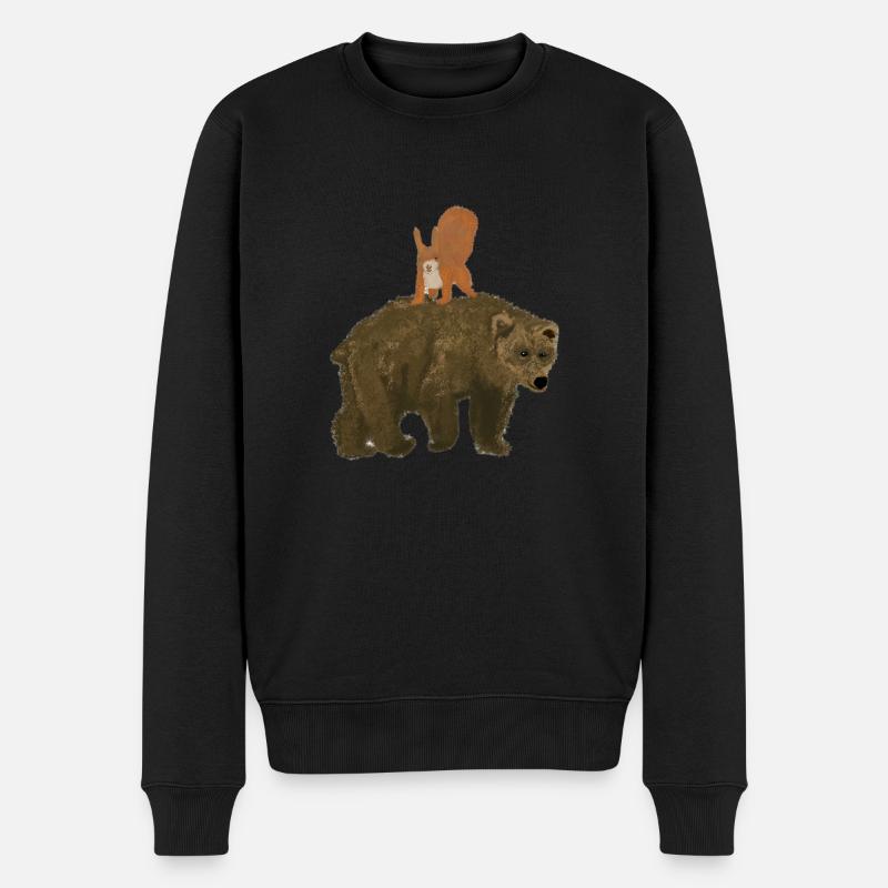 Amis des animaux - Pull Premium bio Homme - noir