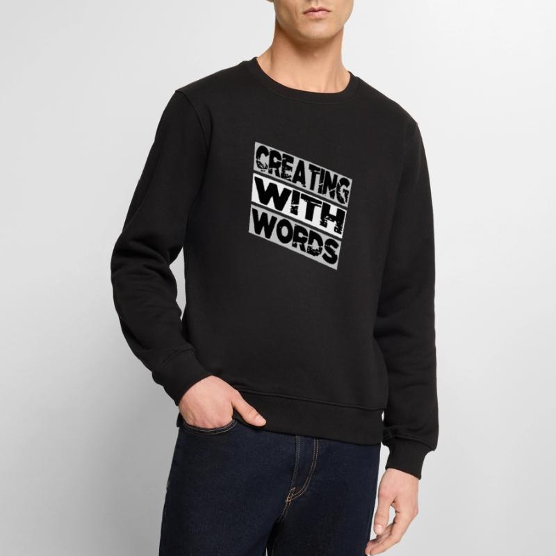 creative projects writing techniques funny happy Männer Premium Bio Pullover