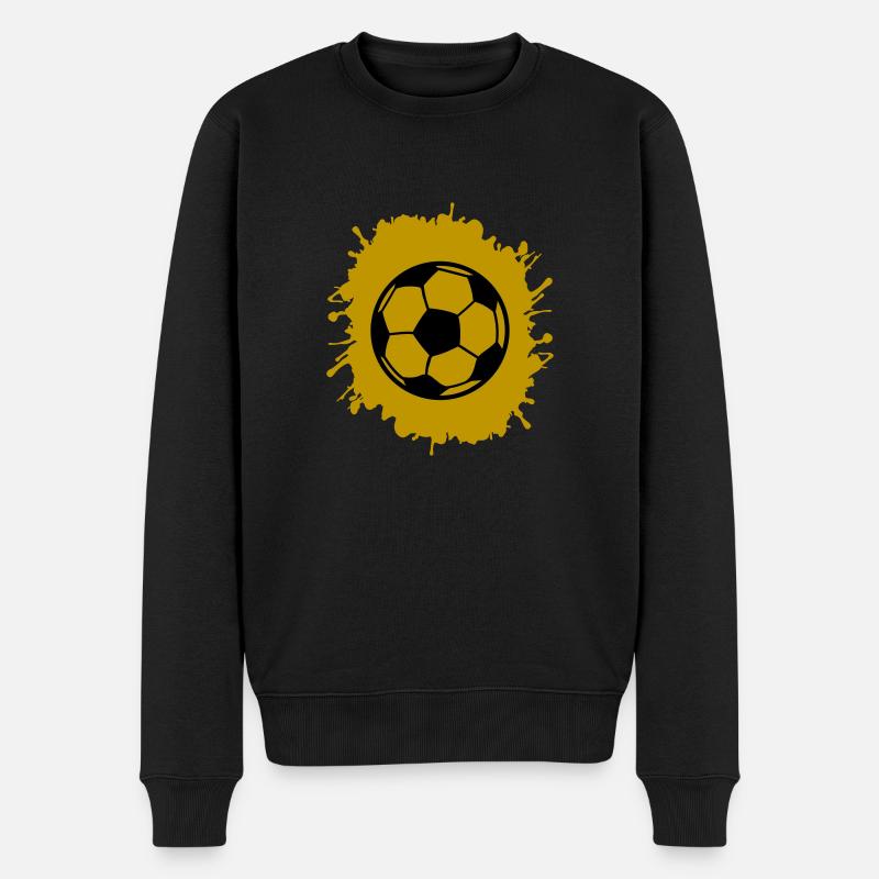 Football contre les éclaboussures - Pull Premium bio Homme - noir