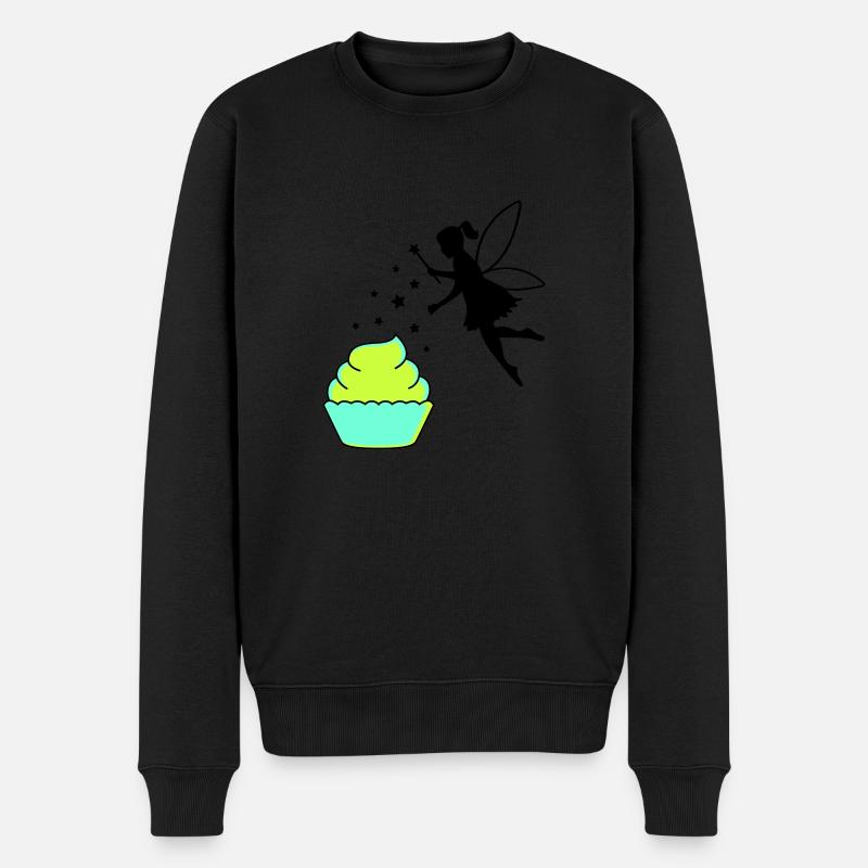 backfee - Männer Premium Bio Pullover - Schwarz