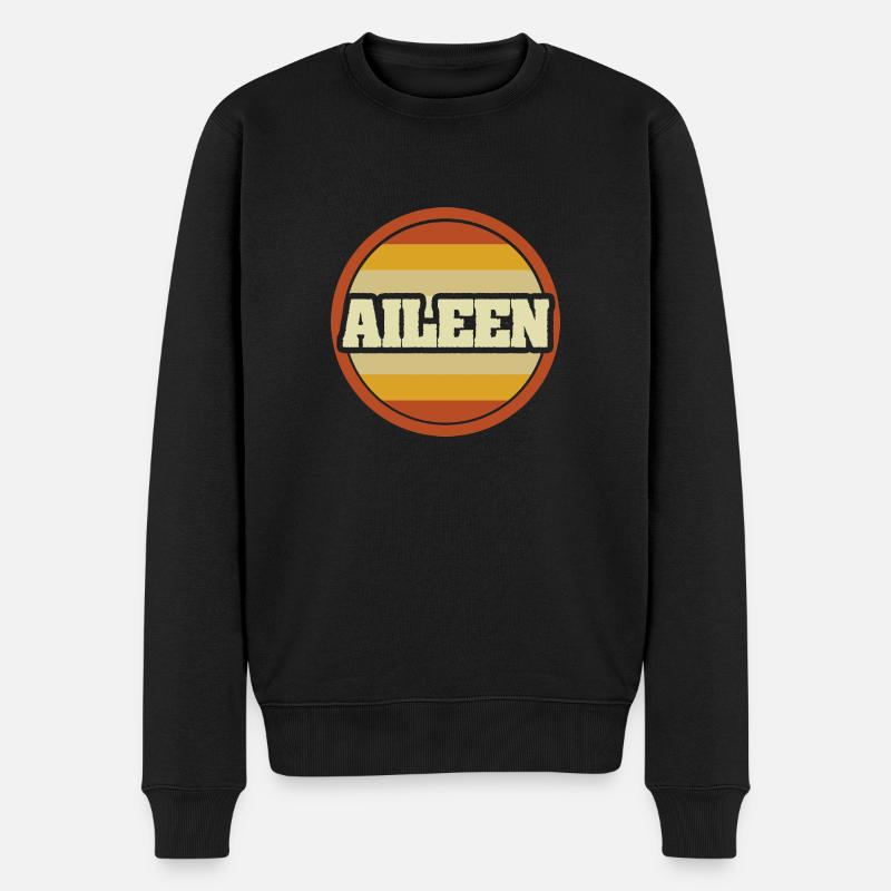 Aileen - Männer Premium Bio Pullover - Schwarz