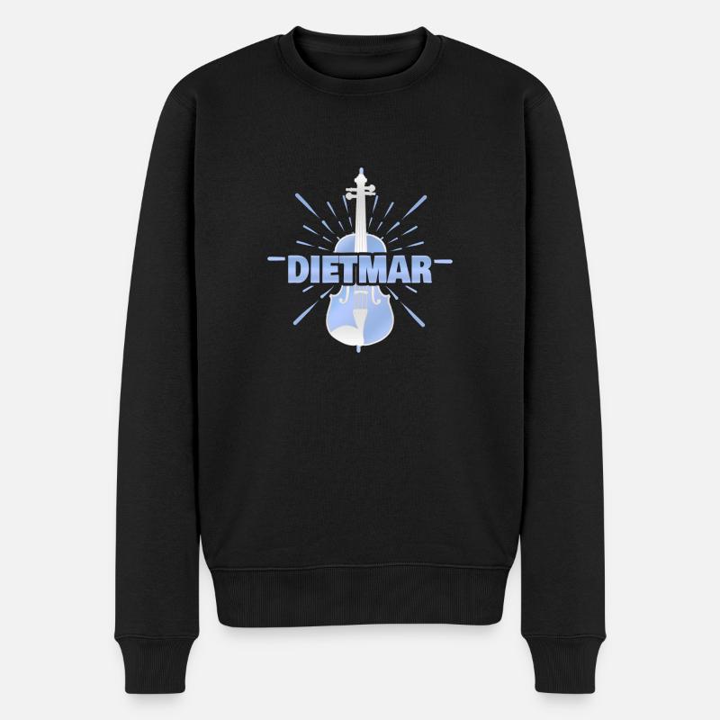 Cadeau pour Dietmar - Pull Premium bio Homme - noir