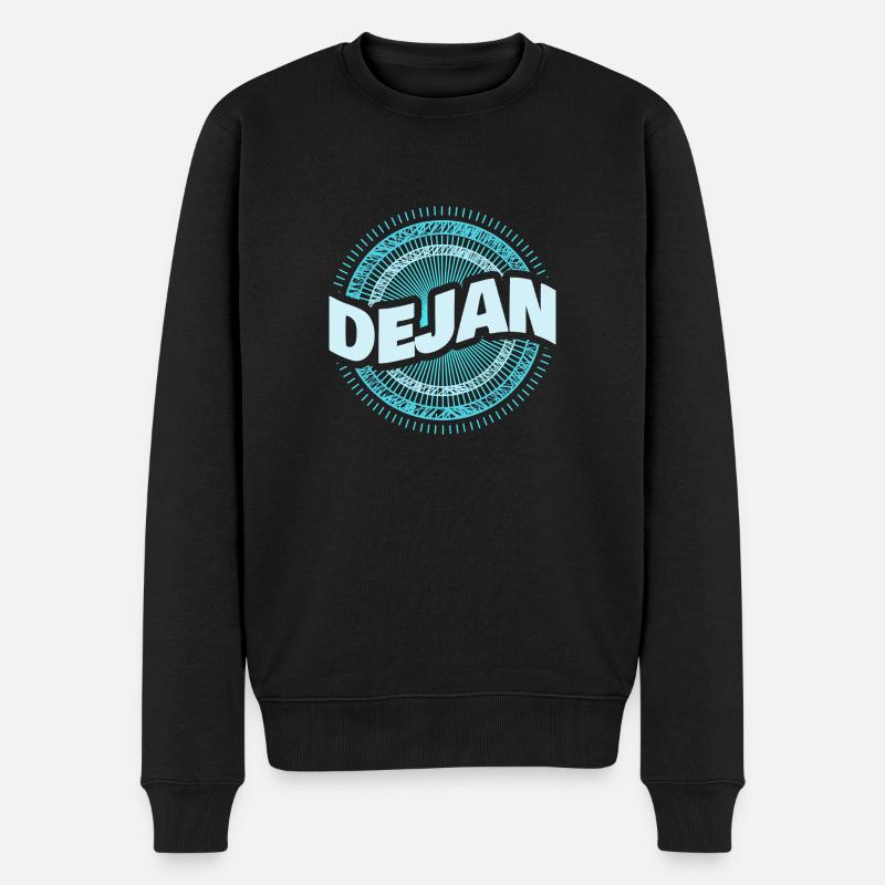Idée cadeau Dejan - Pull Premium bio Homme - noir