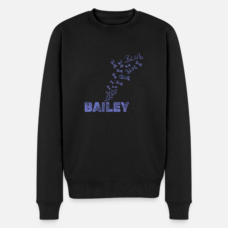 Segeln Bailey - Männer Premium Bio Pullover - Schwarz
