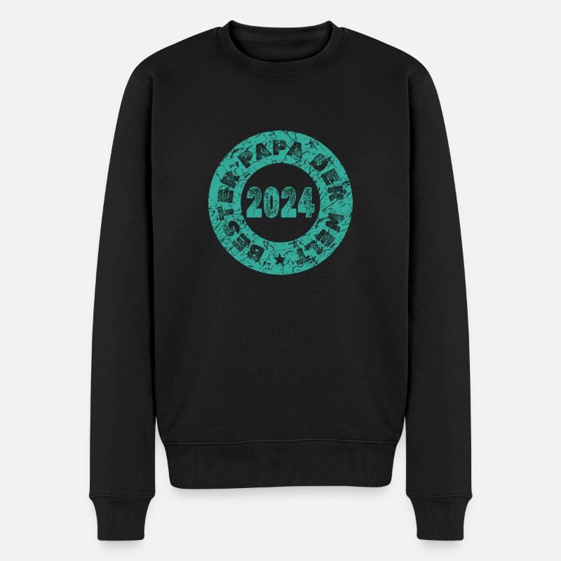 Papa 2024 - Pull Premium bio Homme - noir
