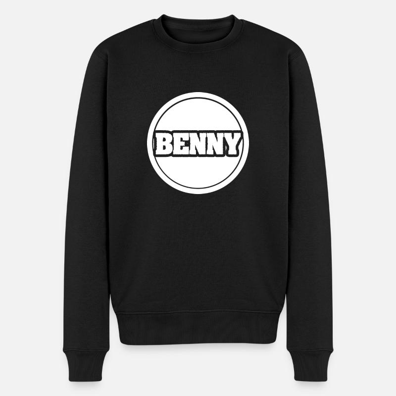 Benny comme prénom - Pull Premium bio Homme - noir