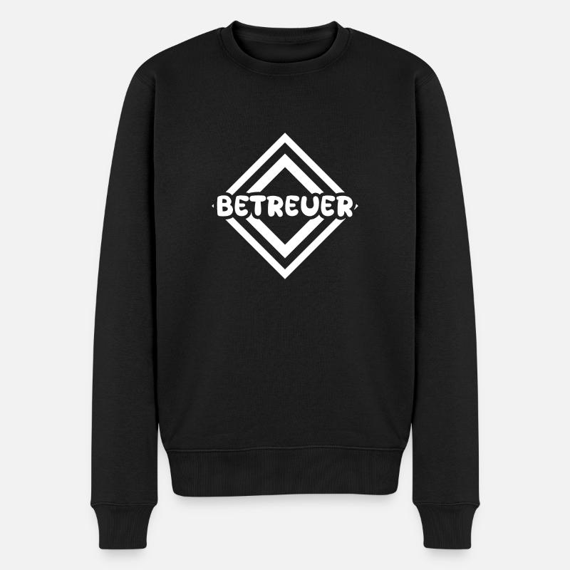 Superviseur de travail - Pull Premium bio Homme - noir