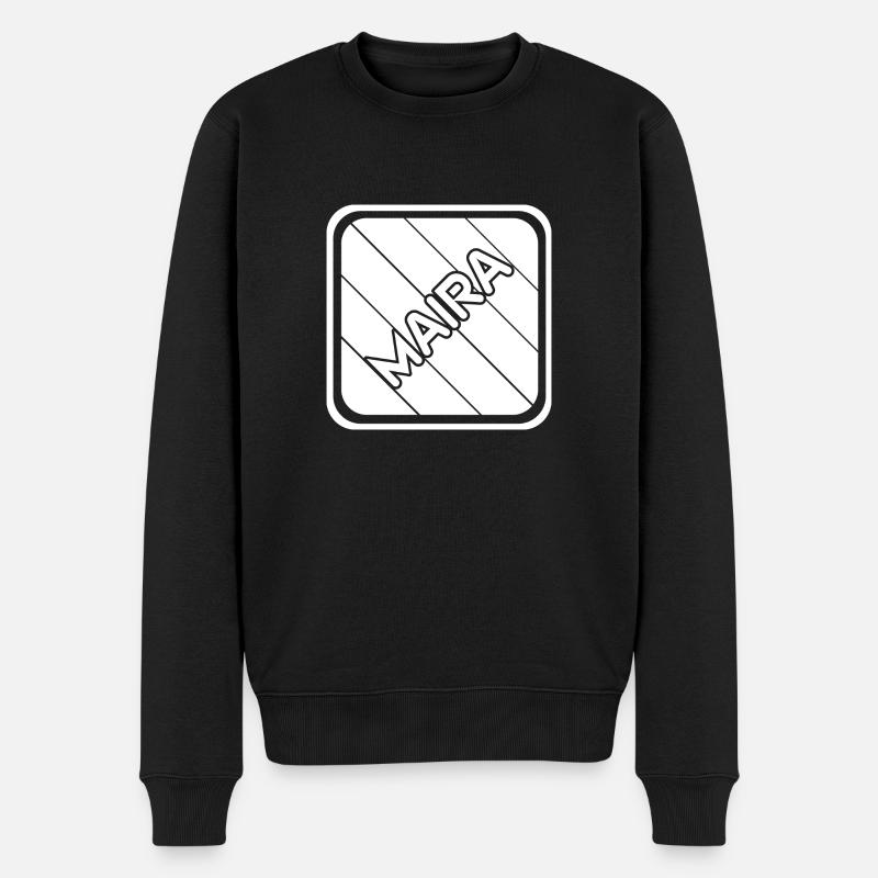 Maira - Pull Premium bio Homme - noir
