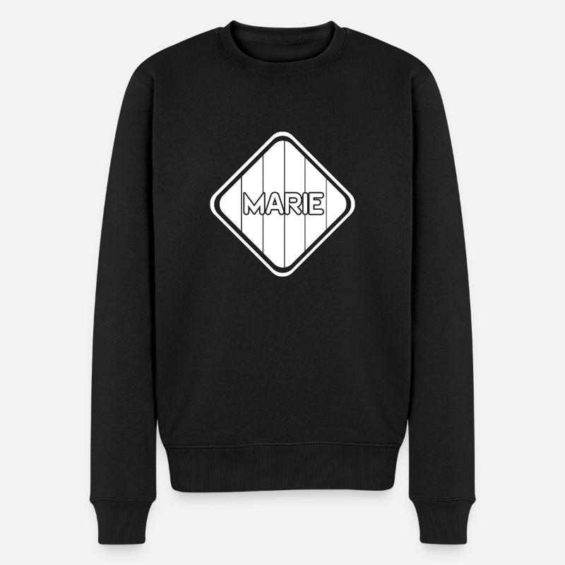 Marie - Pull Premium bio Homme - noir