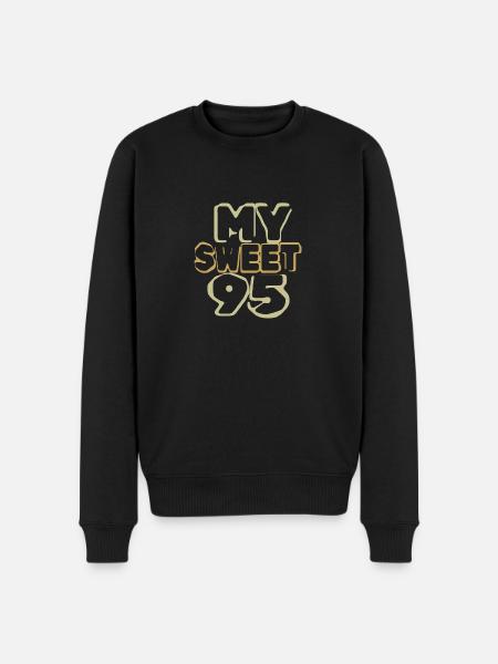 Birthday 95 - Men's Premium Organic Jumper - black