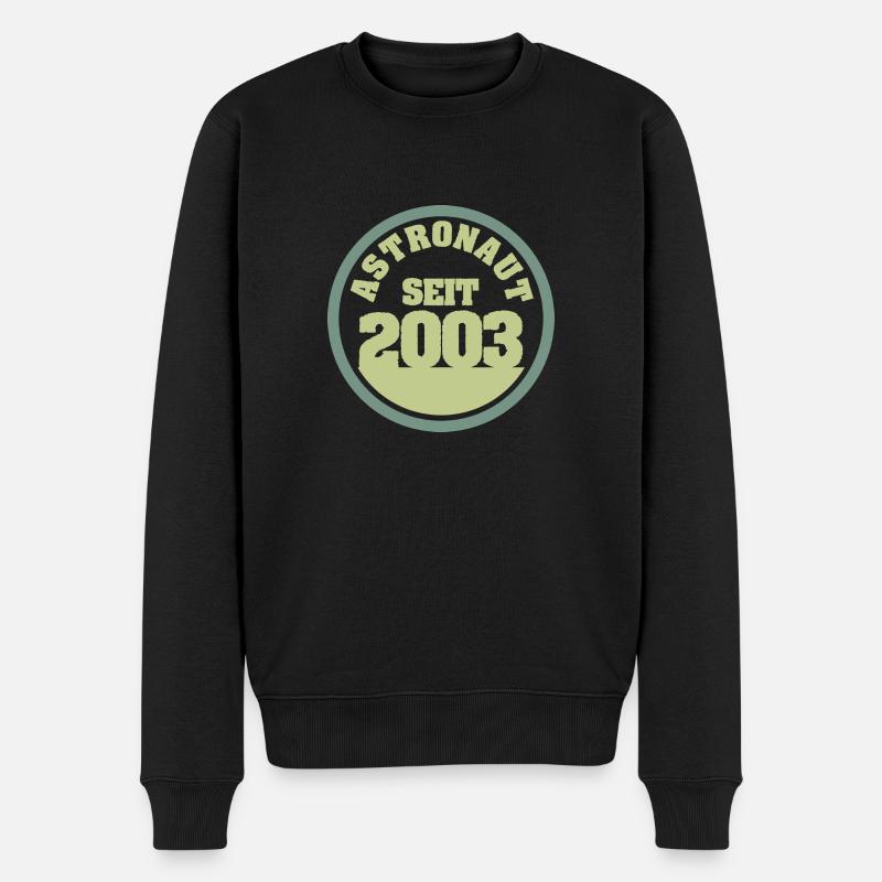 2003 - Männer Premium Bio Pullover - Schwarz
