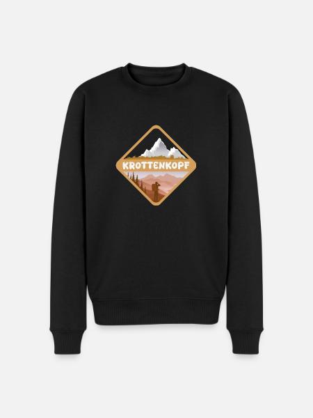 Krottenkopf - Männer Premium Bio Pullover - Schwarz