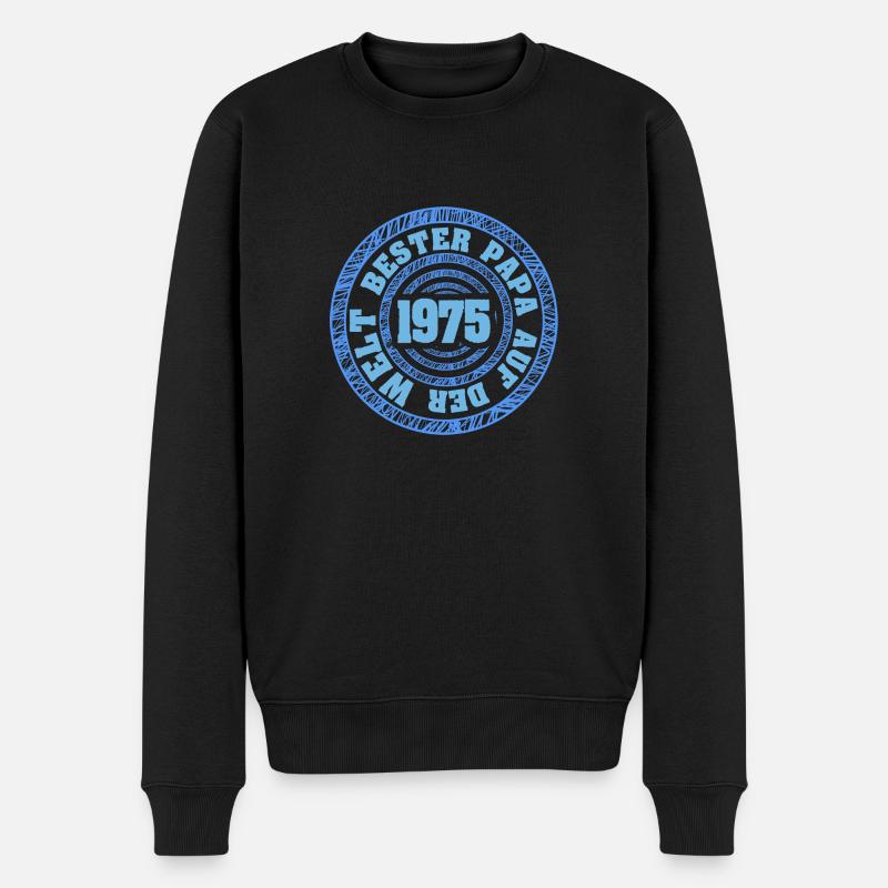 Papa 1975 - Pull Premium bio Homme - noir