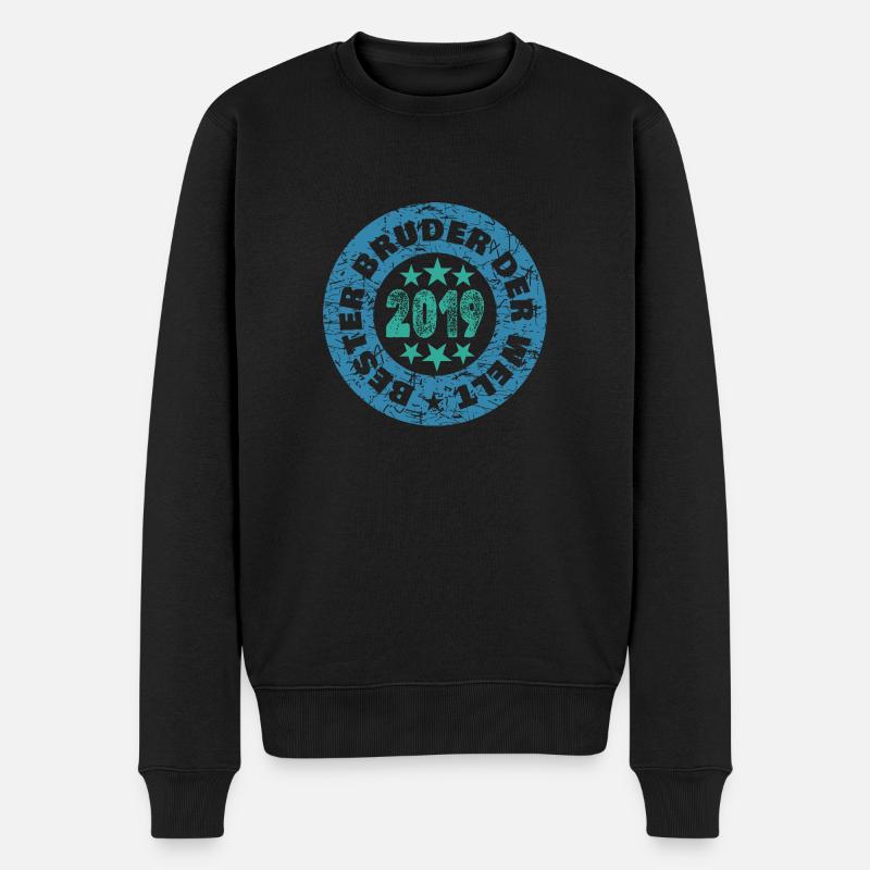 Jahrgang 2019 - Männer Premium Bio Pullover - Schwarz