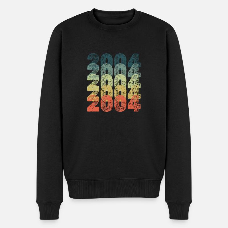 Birthday 2004 - Männer Premium Bio Pullover - Schwarz
