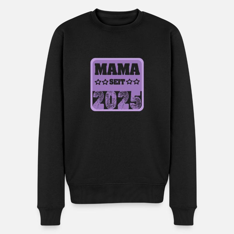 Mutti 2025 - Männer Premium Bio Pullover - Schwarz
