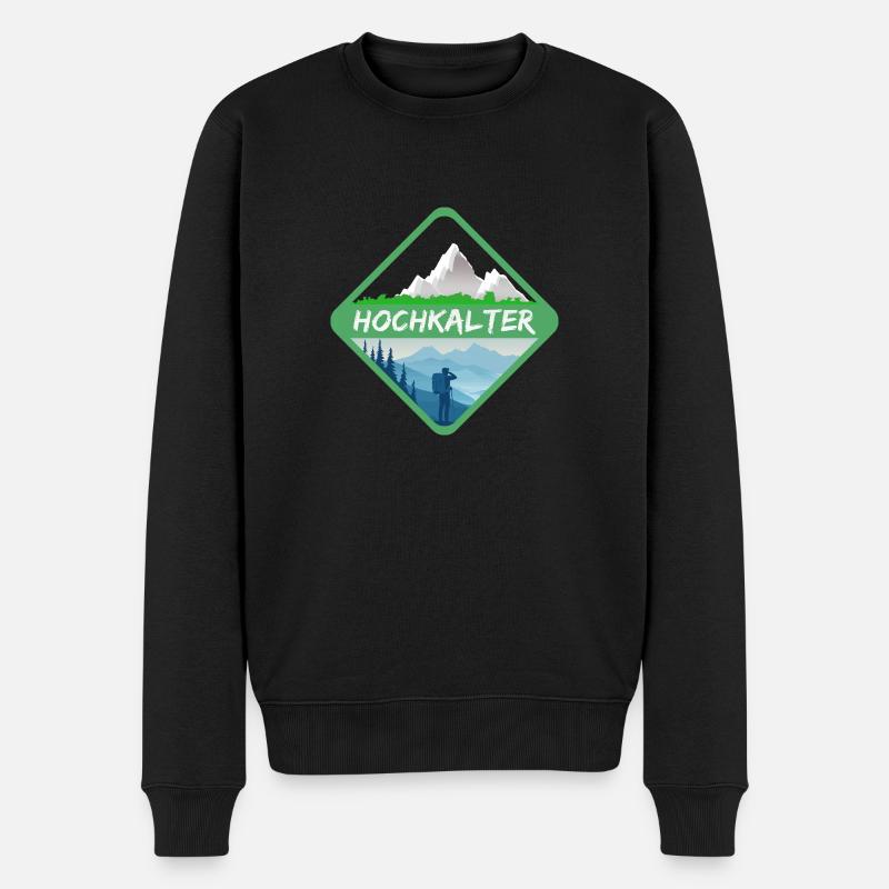 Nature Hochkalter - Pull Premium bio Homme - noir