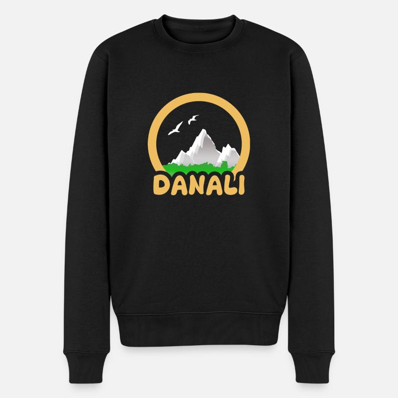 Geschenk für Danali - Männer Premium Bio Pullover - Schwarz