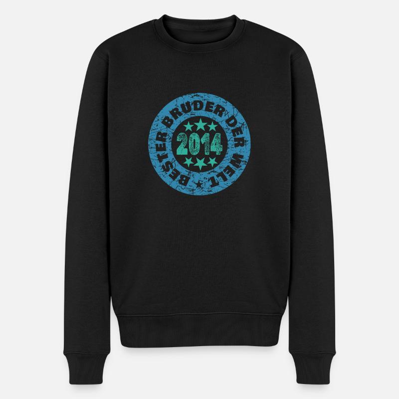 Bruder 2014 - Männer Premium Bio Pullover - Schwarz
